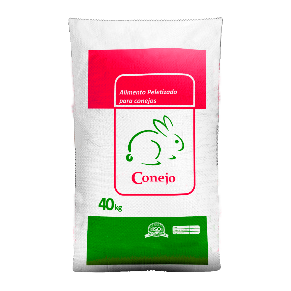 Alimento petetizado para conejos